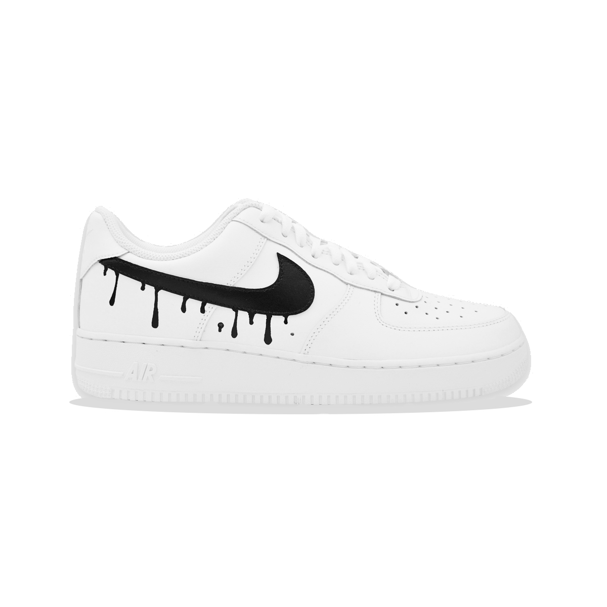 air force 1 dripping swoosh
